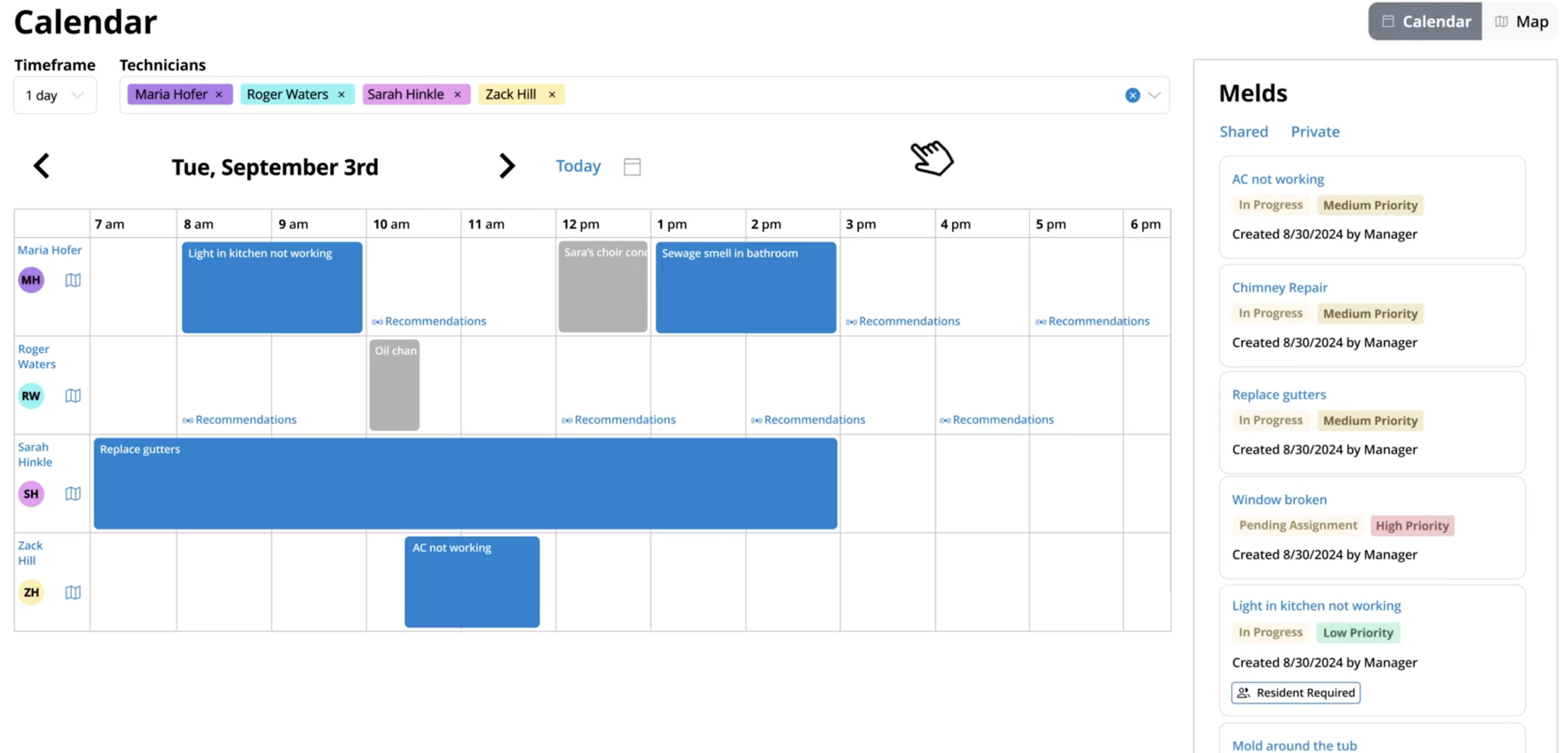 work order scheduling