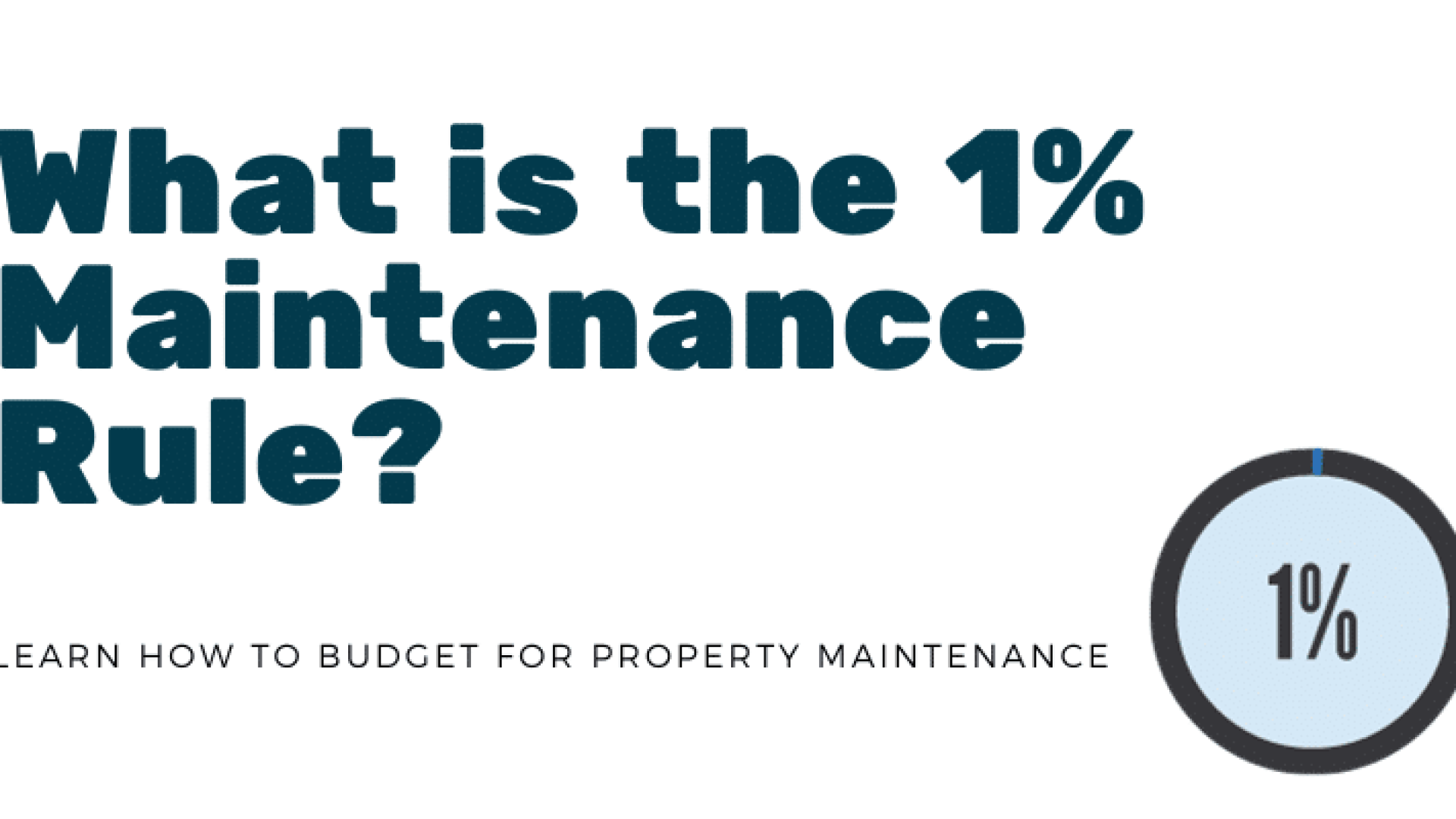 1% maintenance rule
